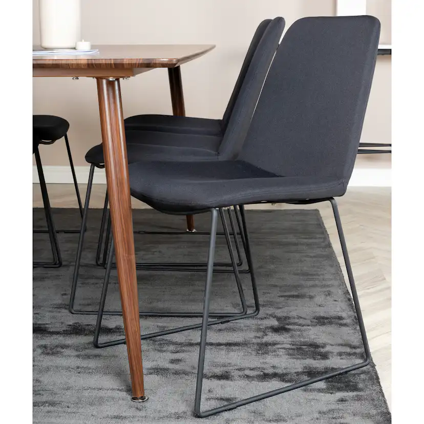 Matgrupp Venture Home Pobbie med 6 Muscot Stolar Polyestertyg