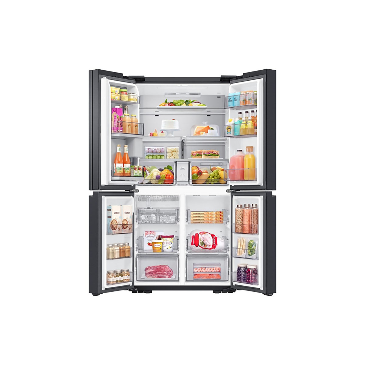 Kyl/Frys Samsung RF65DG960EB1EF Side By Side French Door Svart med Ismaskin och WiFi