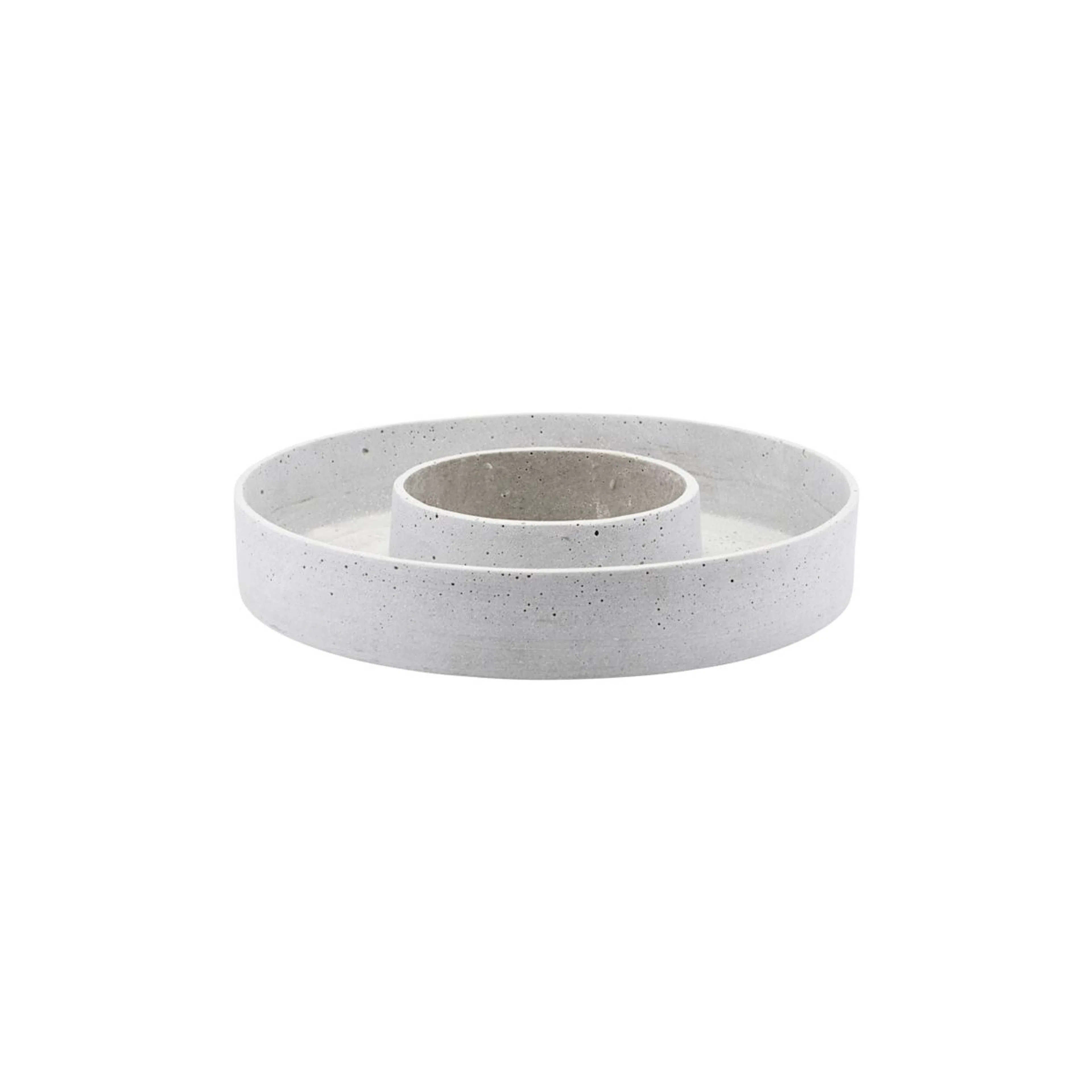 The Ring ljusstake för blockljus Grå