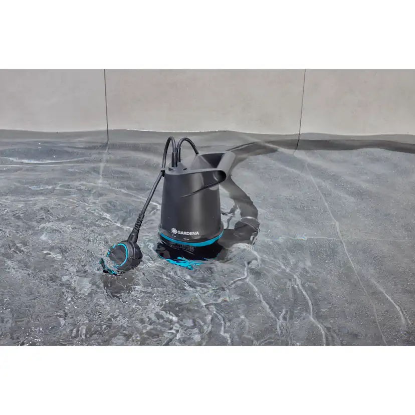 Pump Gardena 20000 Basic Dränkbar Set För Rent & Smutsigt Vatten