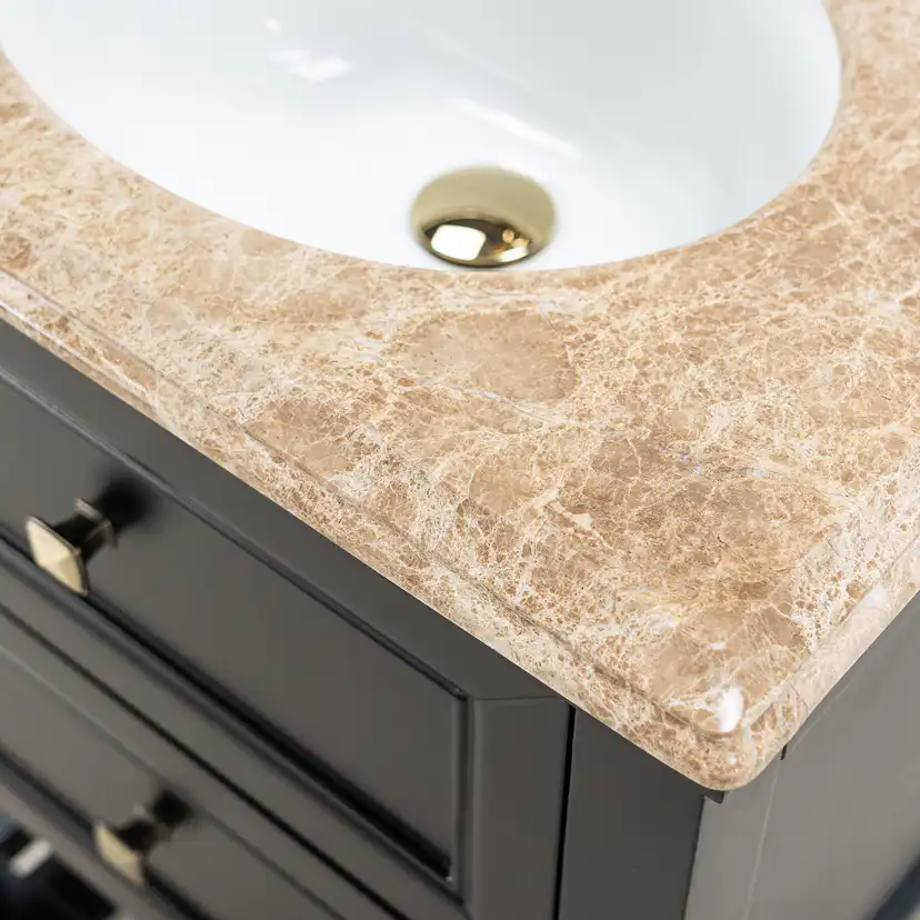 Tvättställsskåp Vesani Utah Beige Marmor