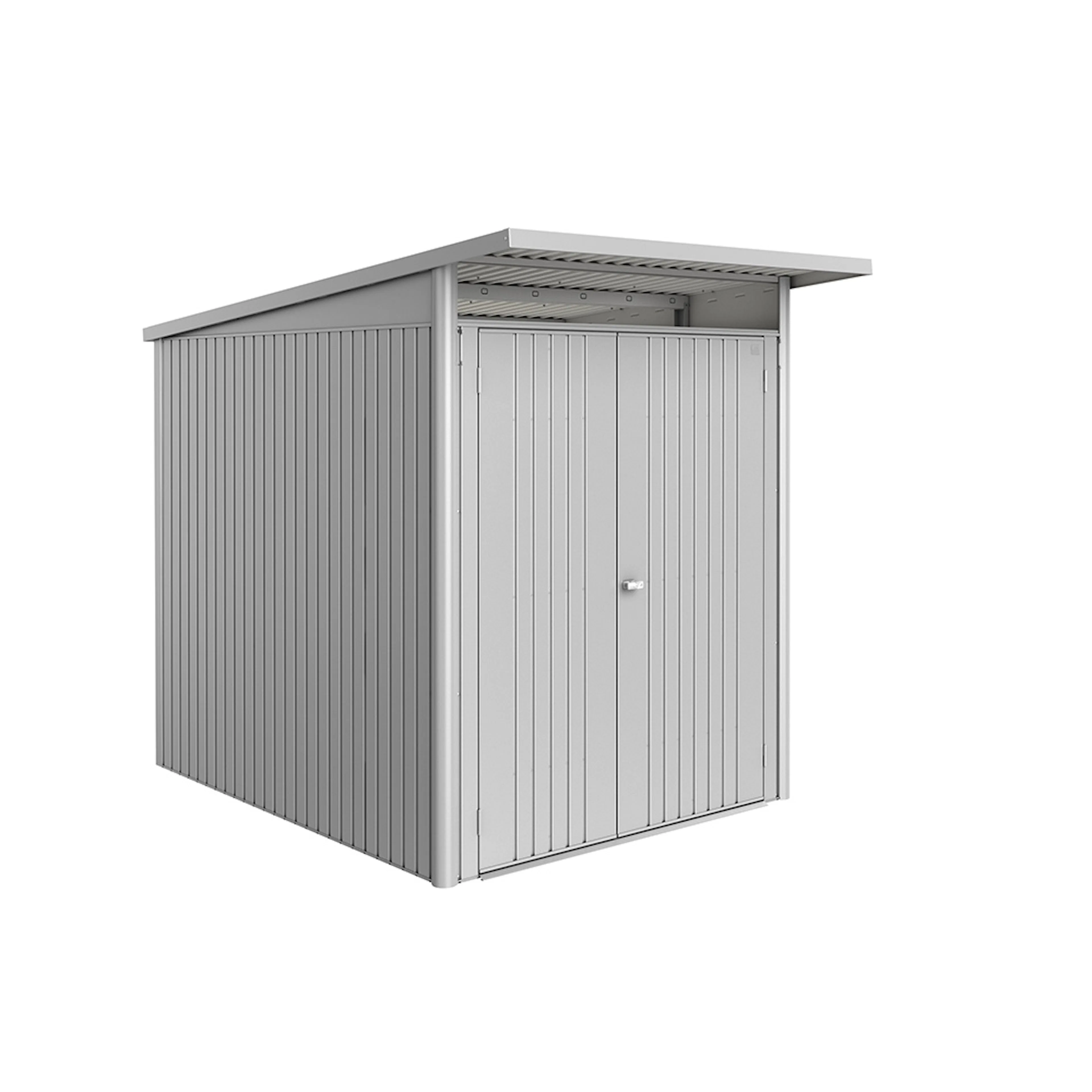 Redskapsbod Biohort Avantgarde Eco A2 Metallic Silver Dubbeldörr