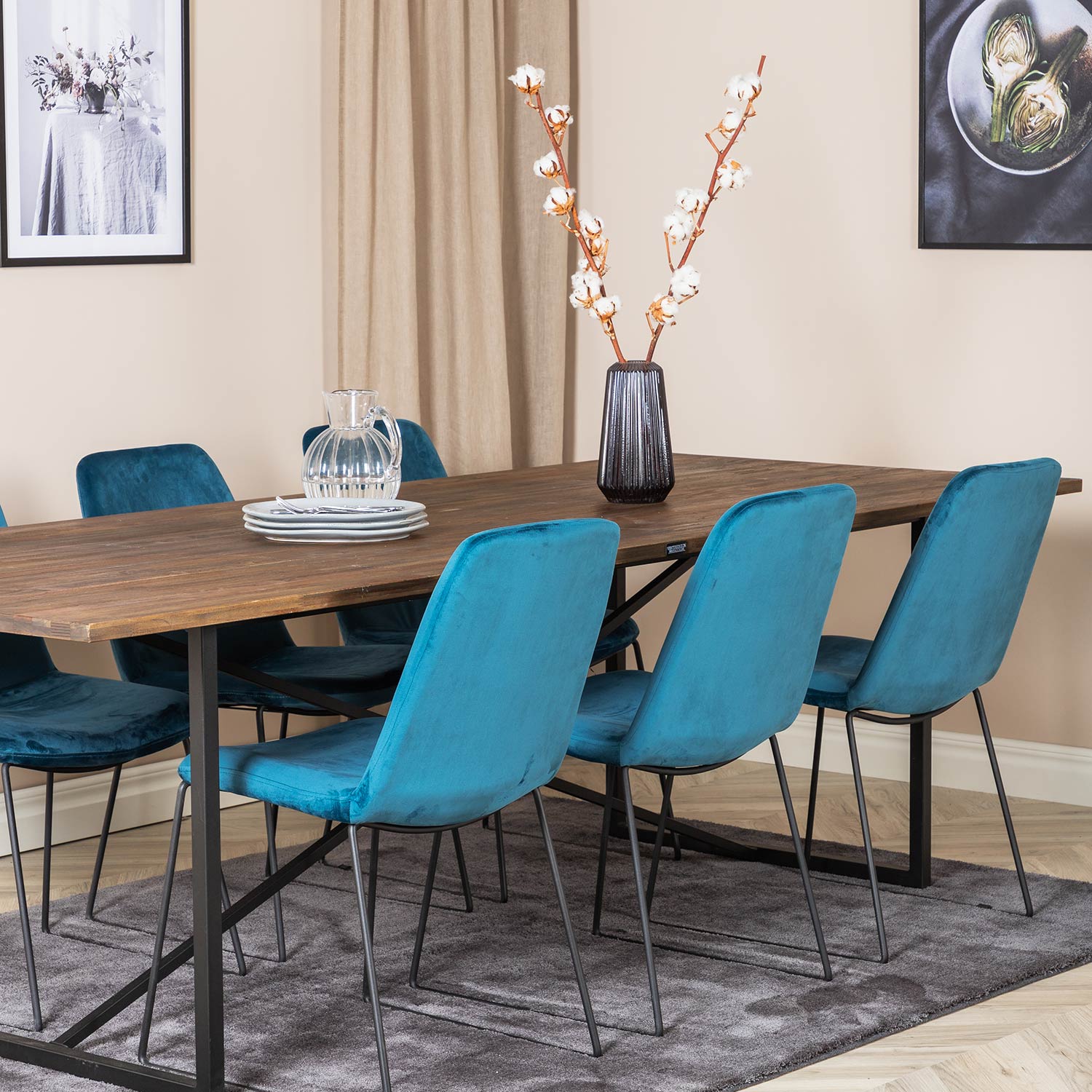 Matgrupp Venture Home Peo med 6 Muscot Stolar