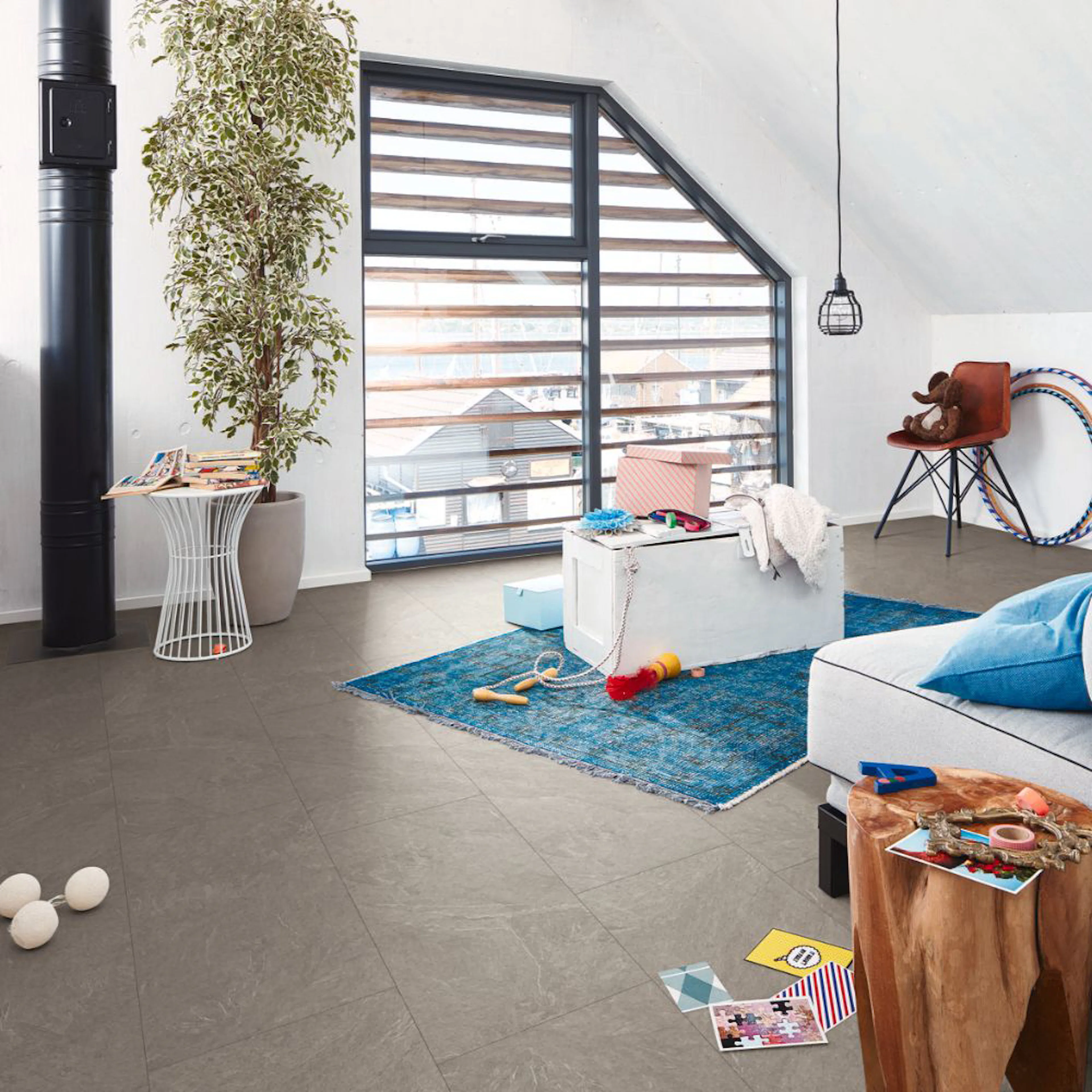 Laminatgolv MeisterDesign. laminate LB 150 Slate grey 06136