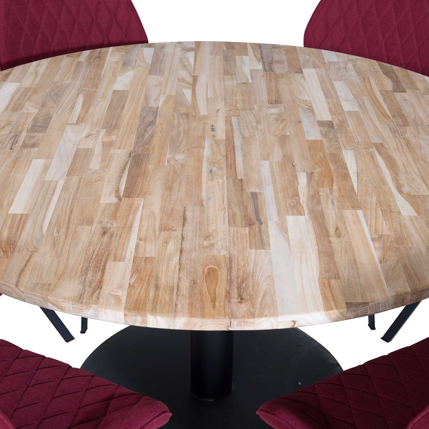 Matgrupp Venture Home Cirebon Ø140 cm med 6 Gemma Stolar