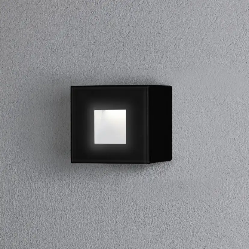 Vägglykta Gnosjö Konstsmide Chieri 1,5W LED Kvadrat
