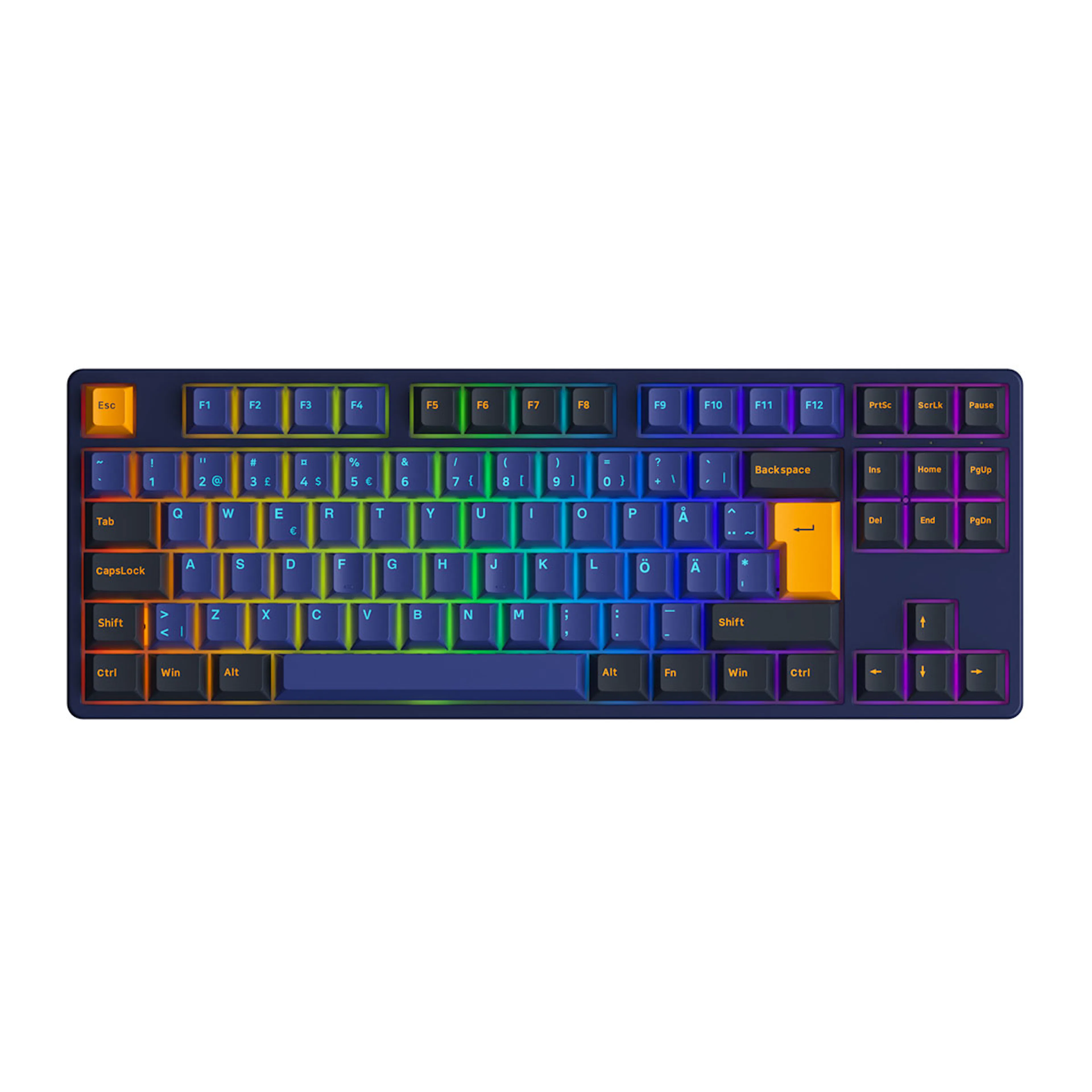 Gamingtangentbord Akkogear 5087B Plus Horizon Med Akko CS Jelly Black