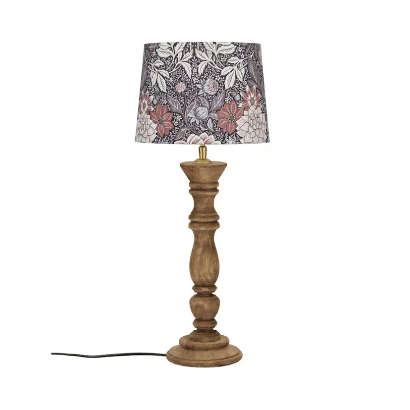 Bordsslampa PR Home Lodge Lampfot i Trä med Lampskärm