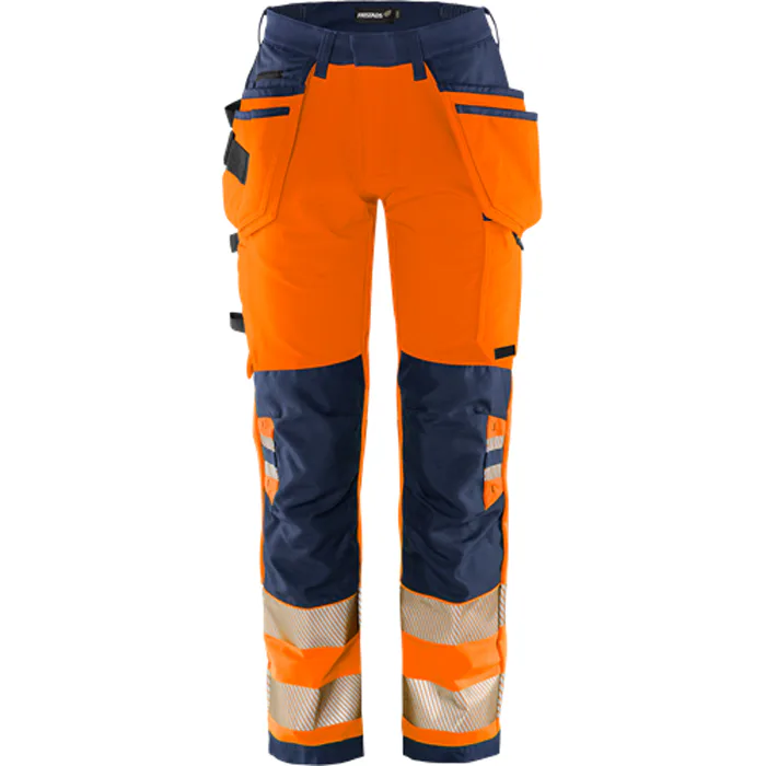 Varselorange/Marinblå