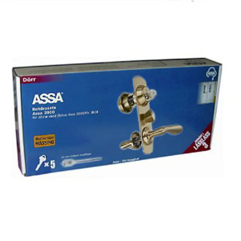 Behörssats Entré D12-B1/B3 ASSA Matt Krom ASSA D12-B1/B3 Bas Matt Krom