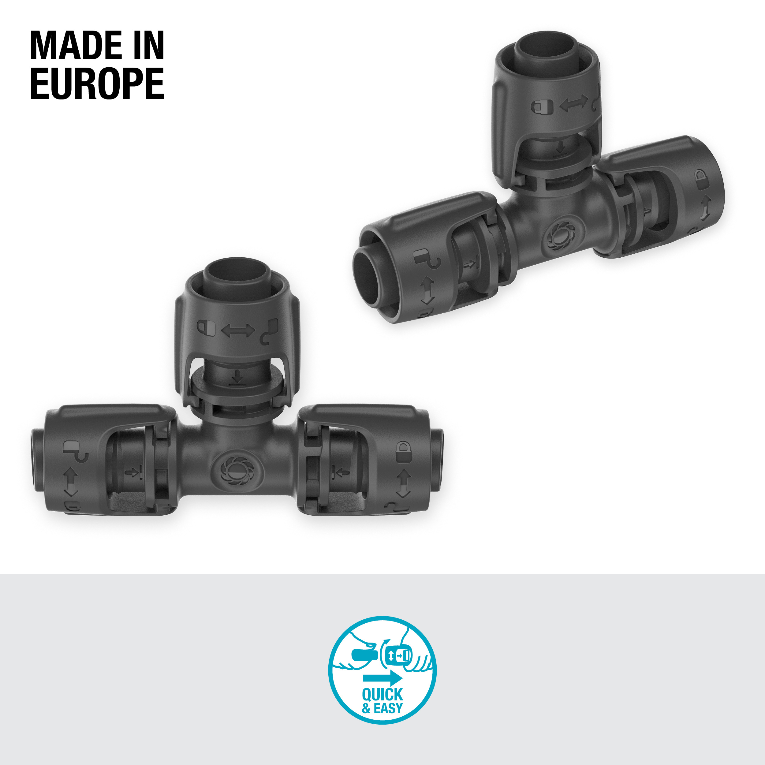 T-koppling Gardena Micro-Drip 13 mm (1/2")