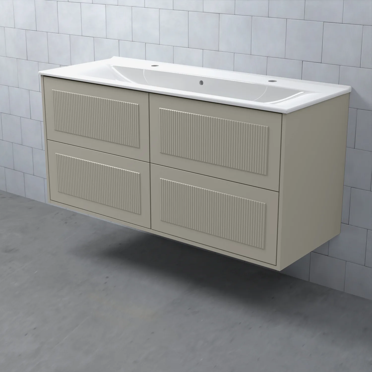 MEJDA Kommod Hög 120-45 Harv Sand Harv Sand