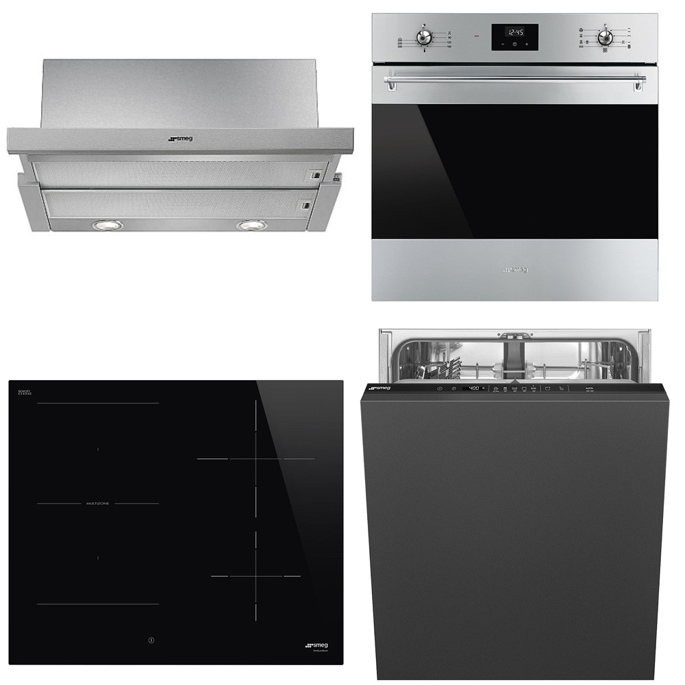 Kökspaket Smeg SF6300TVX + SI1M4644D + STL262D + KSET600XE