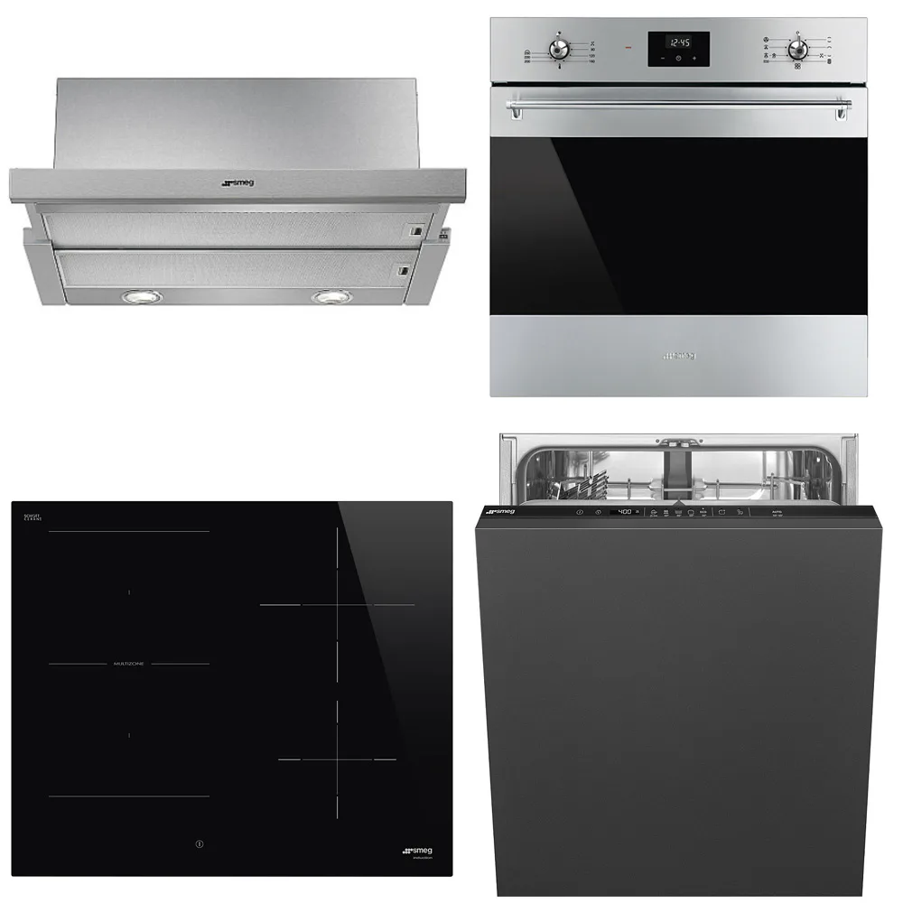 Kökspaket Smeg SF6300TVX + SI1M4644D + STL262D + KSET600XE