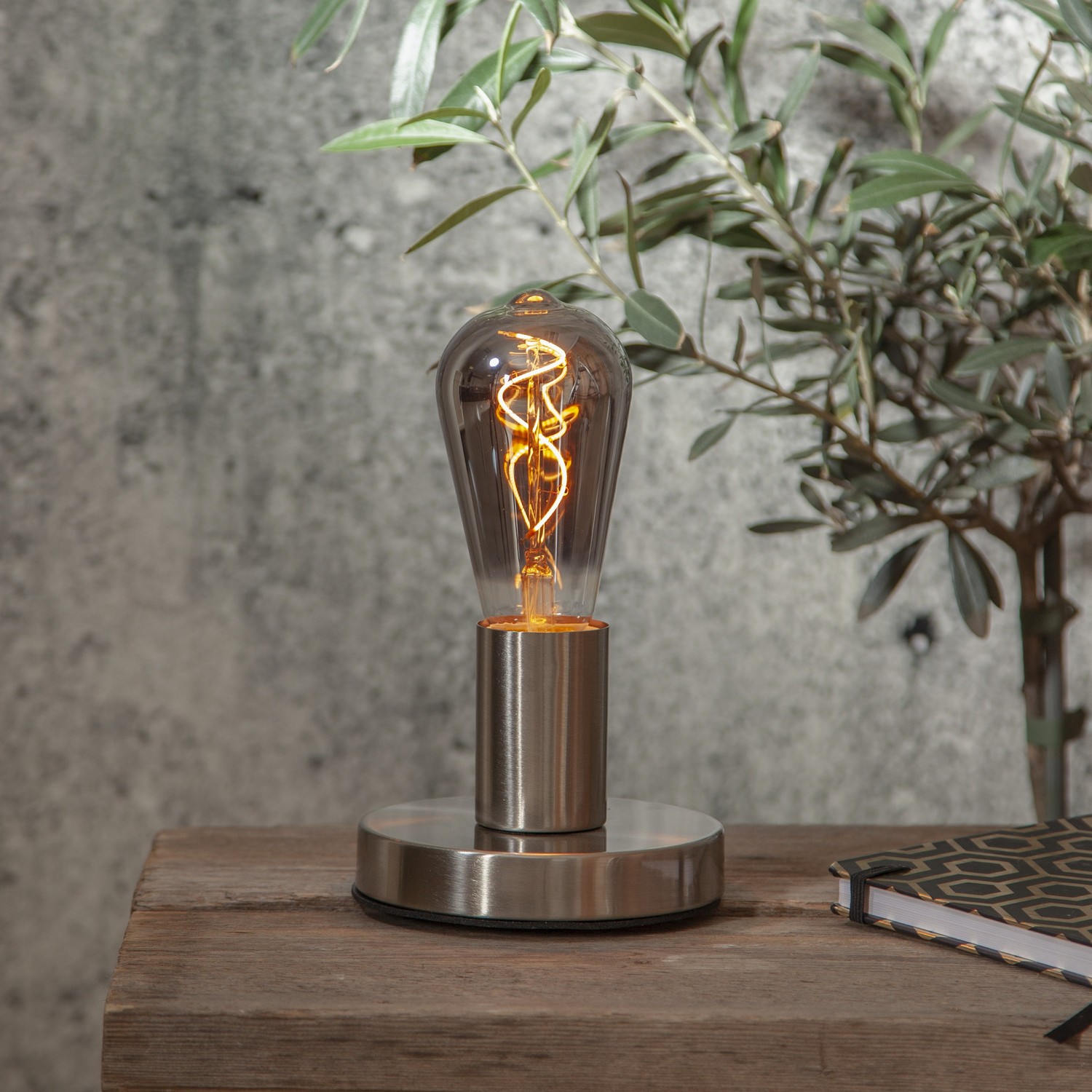 LED-lampa E27 ST64 Decoled Grace Smoke Smoke