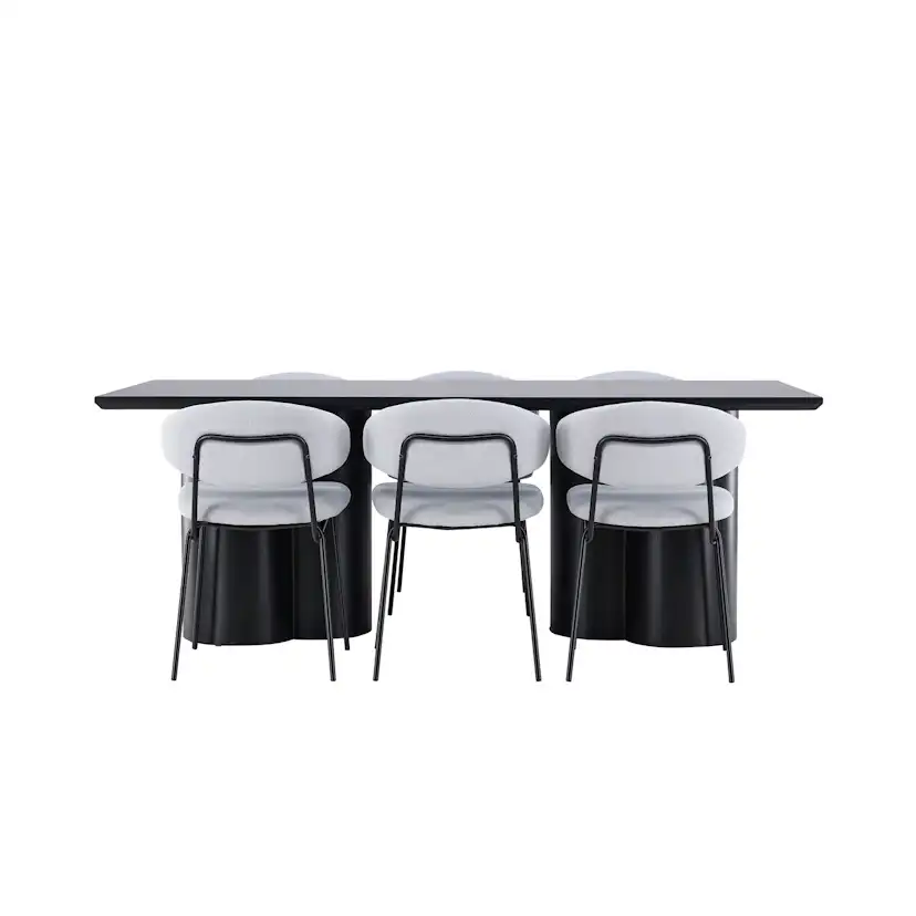 Matgrupp Venture Home Olivia 210 med 6 st Chico Stolar