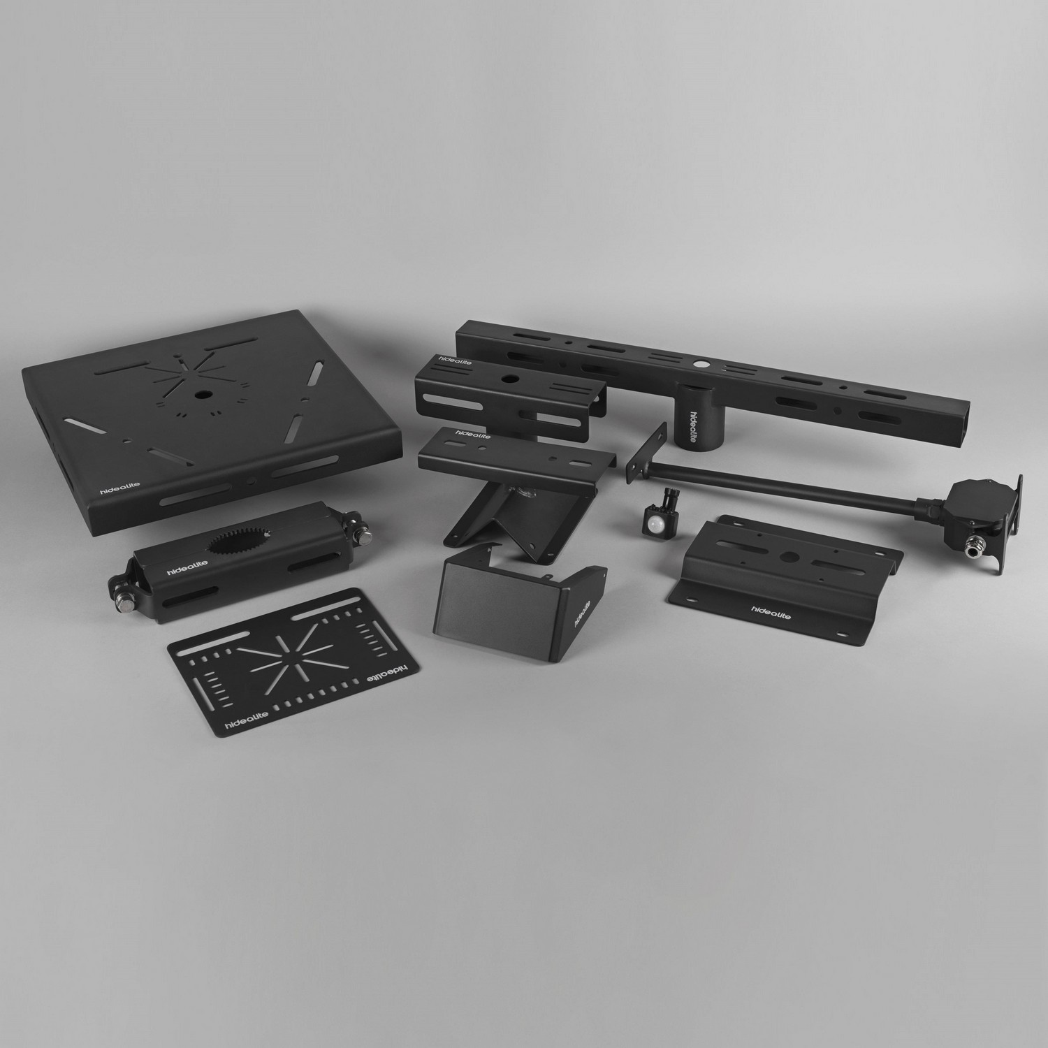 Stolpfäste Hide-a-lite Ø55-90mm Svart