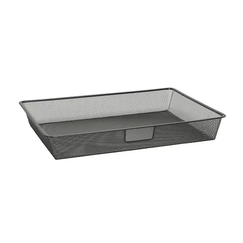 Meshback för Utdragsram B: 60 D: 40 H: 8 Graphite Graphite, HxDxB: 85x427x580 mm