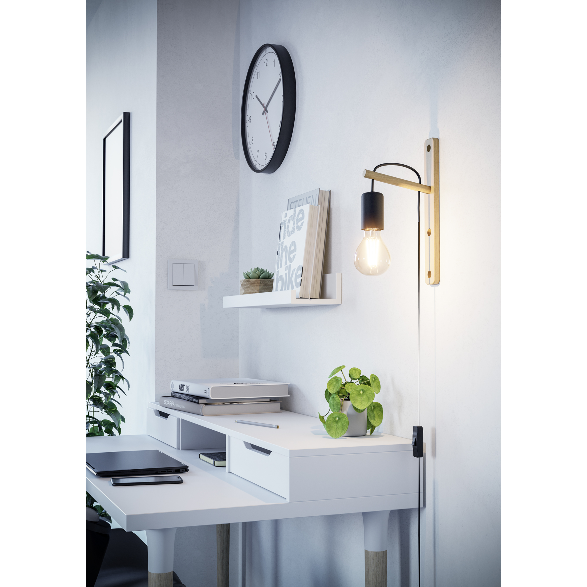 Vägglampa Eglo Pockley