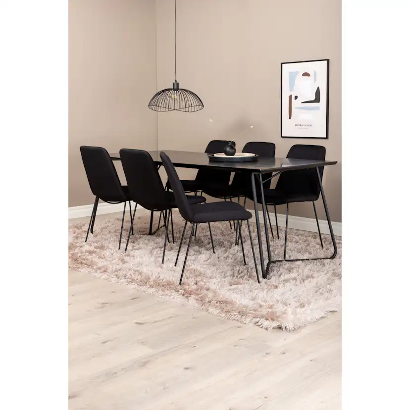 Matgrupp Venture Home Annika med 6 Muscot Stolar