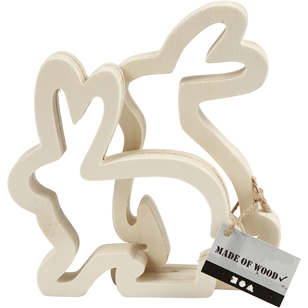 Påskharar Creativ Company 2 St/1 Förp