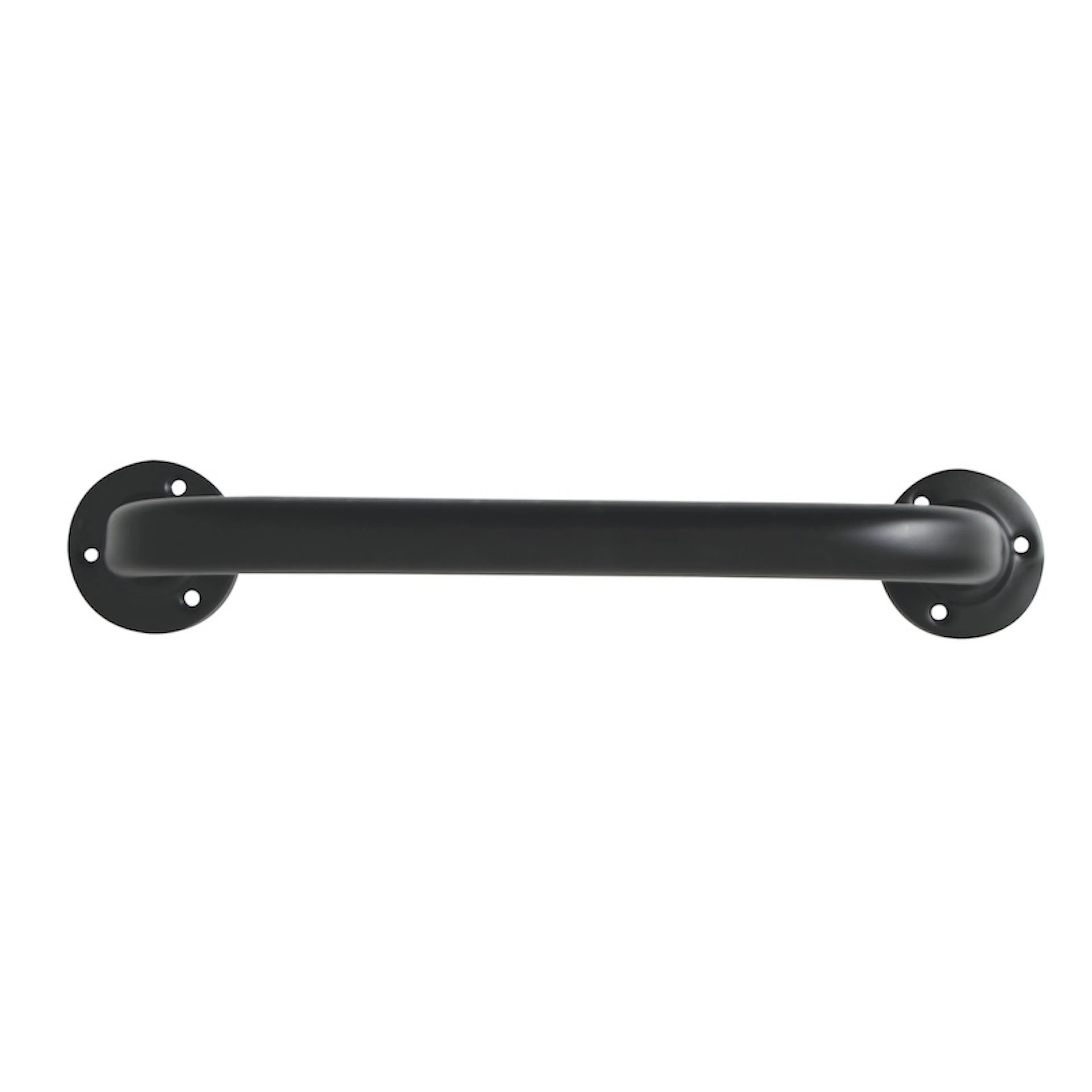 Stödhandtag stål/matt-svart Ø 25 mm 30 cm Färg: Mattsvart, Längd: 300 mm