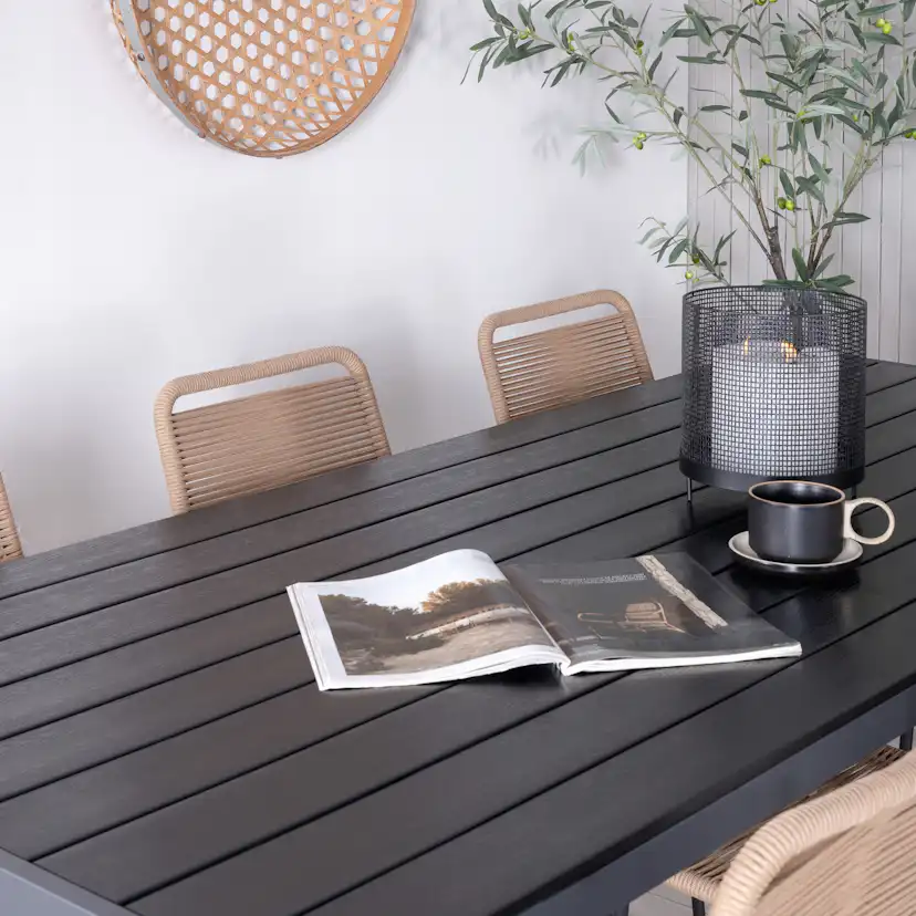 Matgrupp Utomhus Venture Home Break med 6 Lindos Trädgårdsstolar