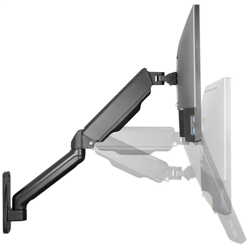 Monitorarm LogiLink Väggfäste 17-32 tum Gasfjädrad 450 mm