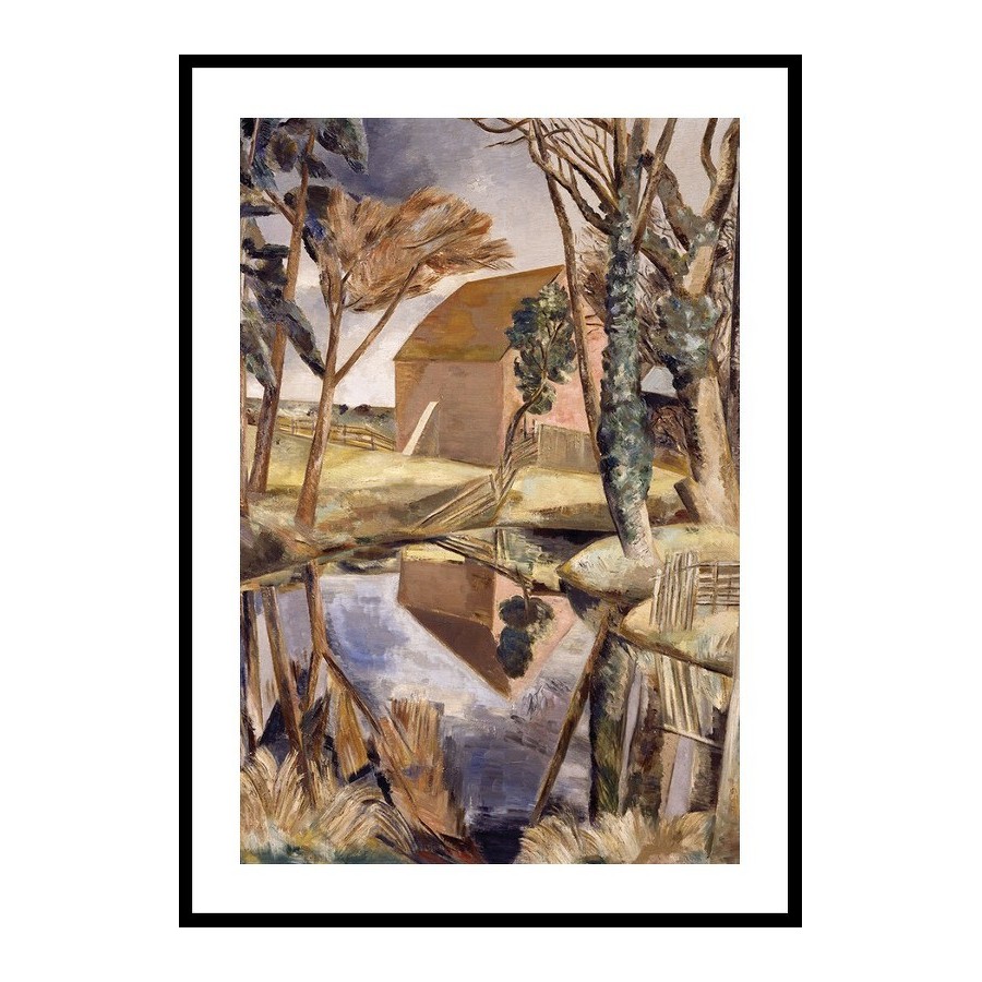 Poster Gallerix Oxenbridge Pond By Paul Nash