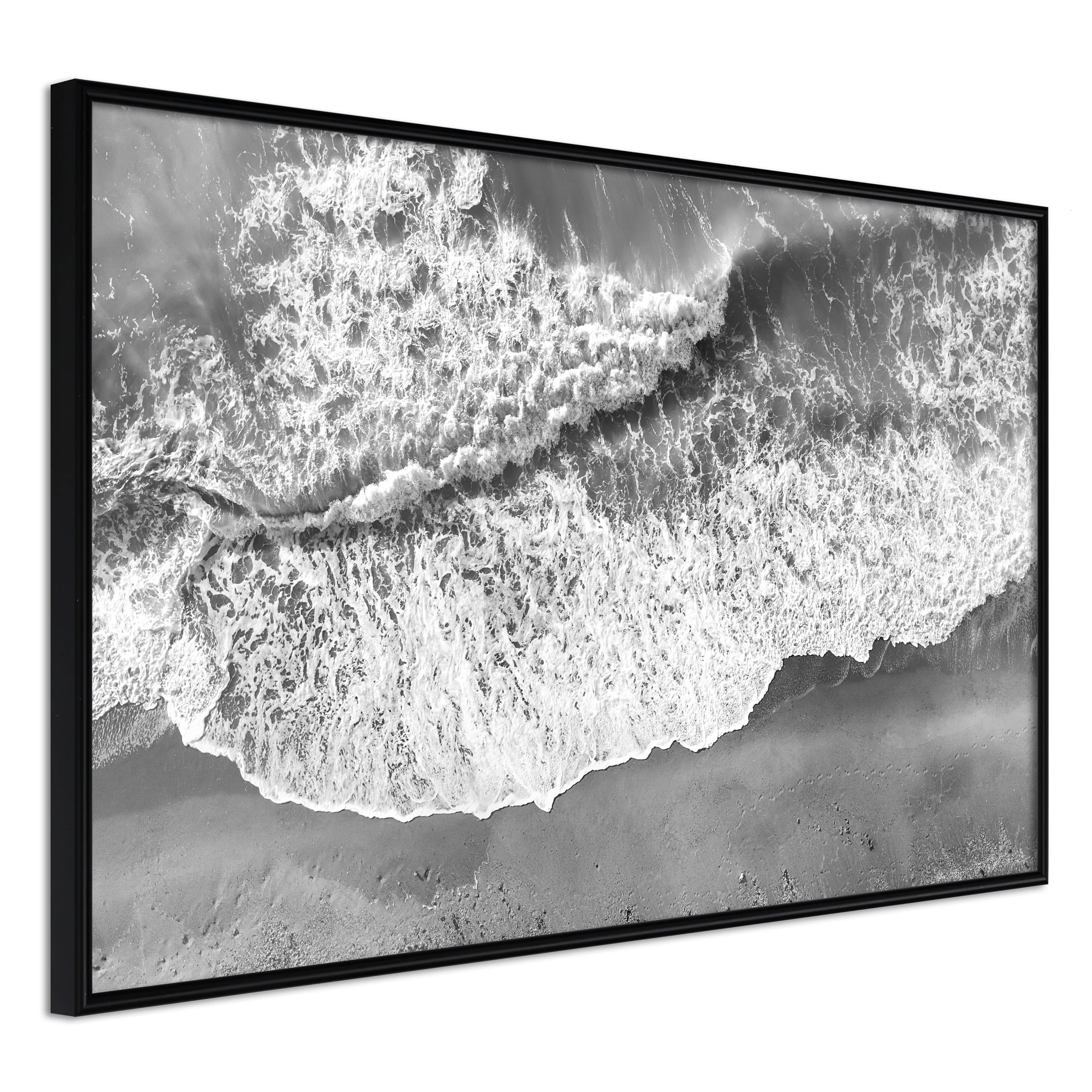 Affisch - Sea Flow [Poster] 30x20 Svart ram, 30x20 cm