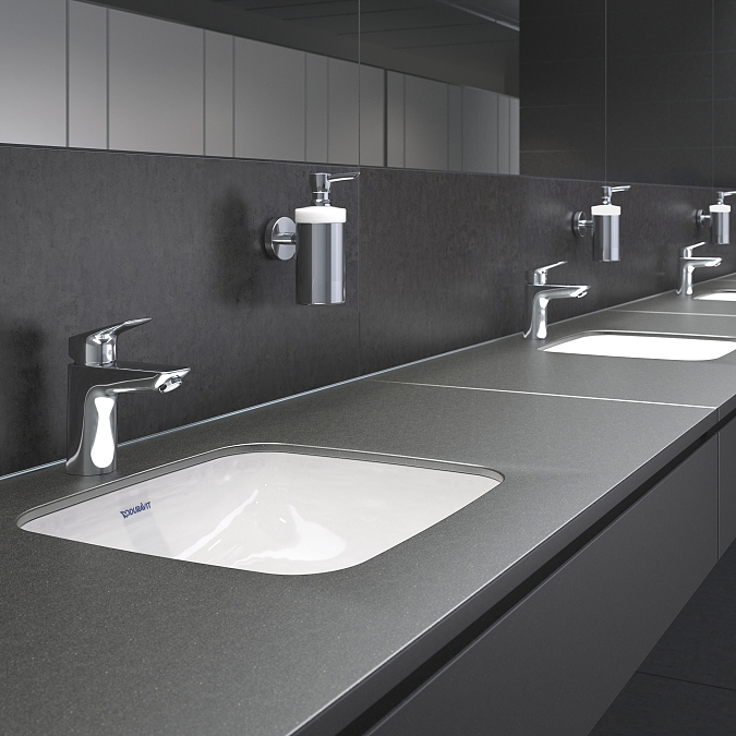 Tvättställsblandare Hansgrohe Logis 100 med Push-Open Med Push-Open