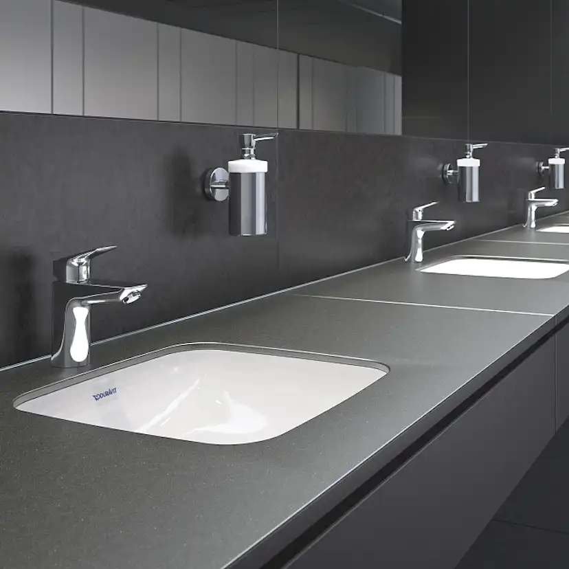 Tvättställsblandare Hansgrohe Logis 100 med Push-Open Med Push-Open