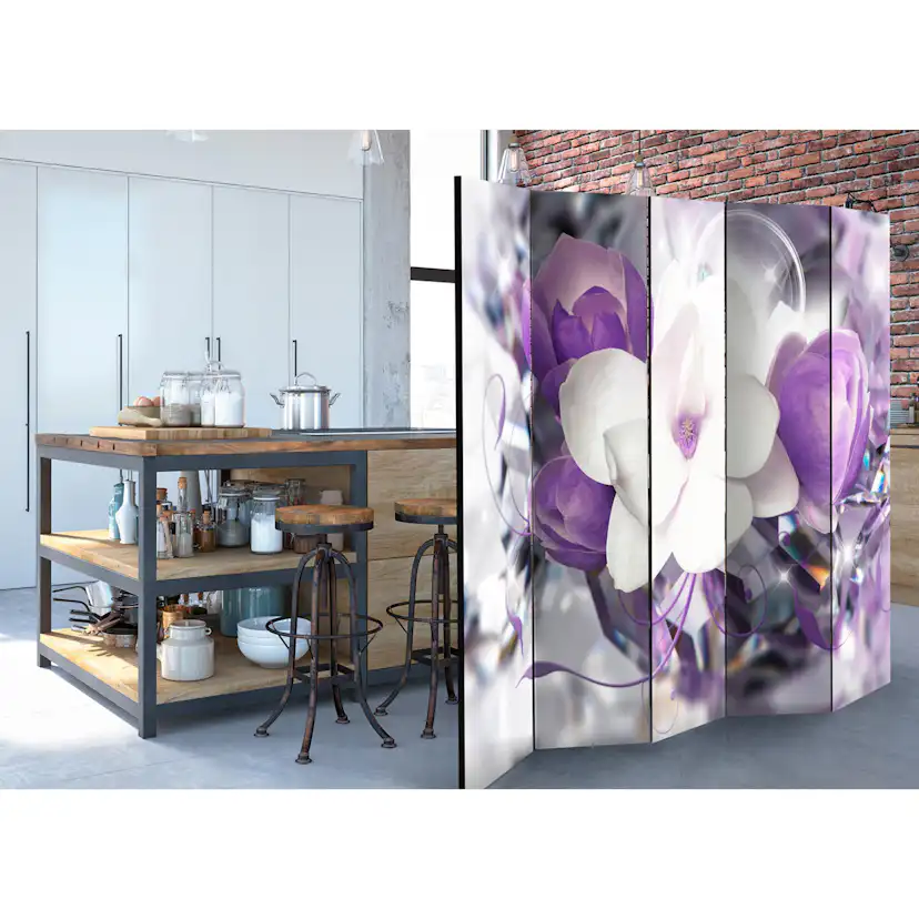 Rumsavdelare Skärmvägg Arkiio Purple Empress II 225x172 cm