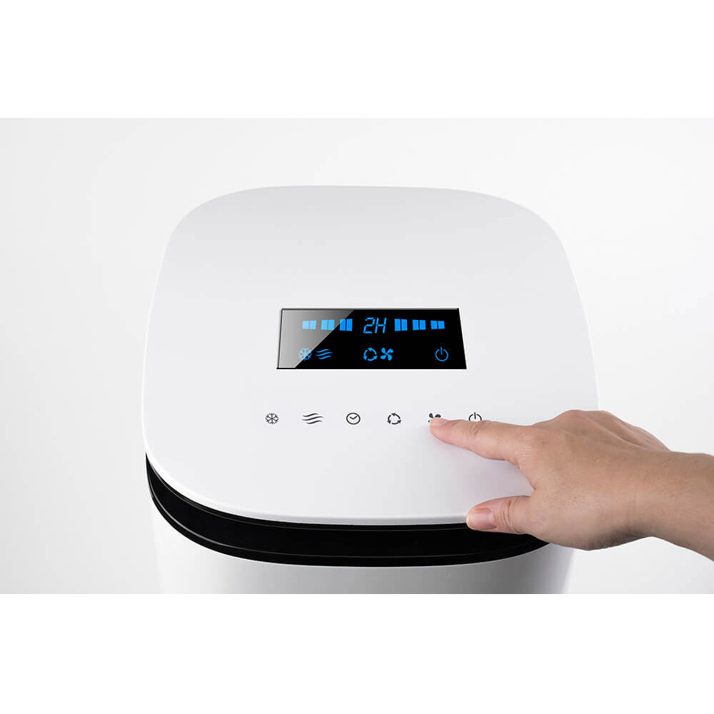 Luftkylare Black+Decker BXAC7E LED Display Vit, Multifunktionell & Effektiv Kylaggregat