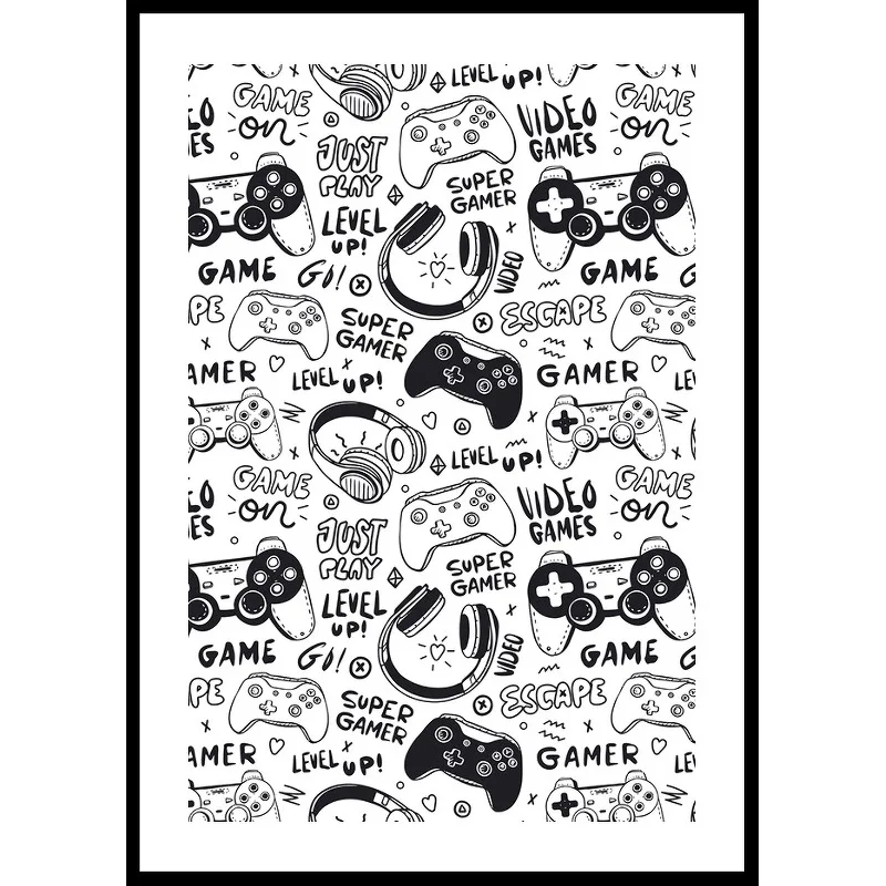 Poster Gallerix Gamer Level Up