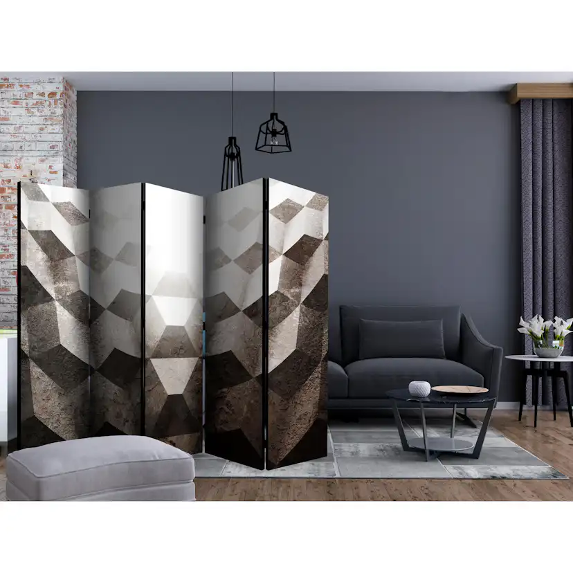 Rumsavdelare Skärmvägg Arkiio Light in the Tunnel II 225x172 cm