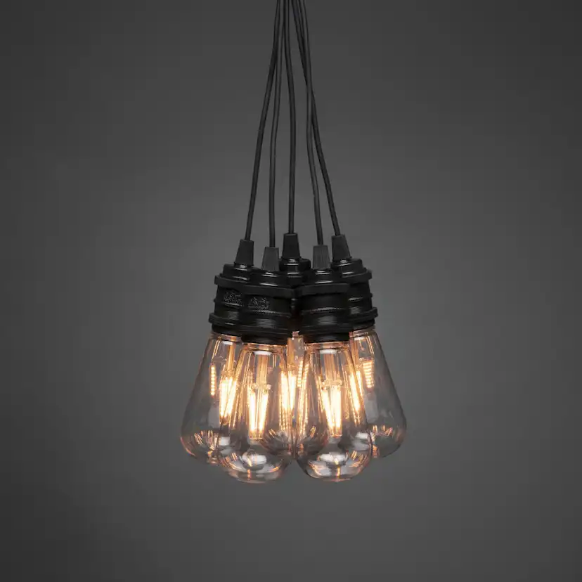 Tilläggsslinga Gnosjö Konstsmide E27 10 Amber LED