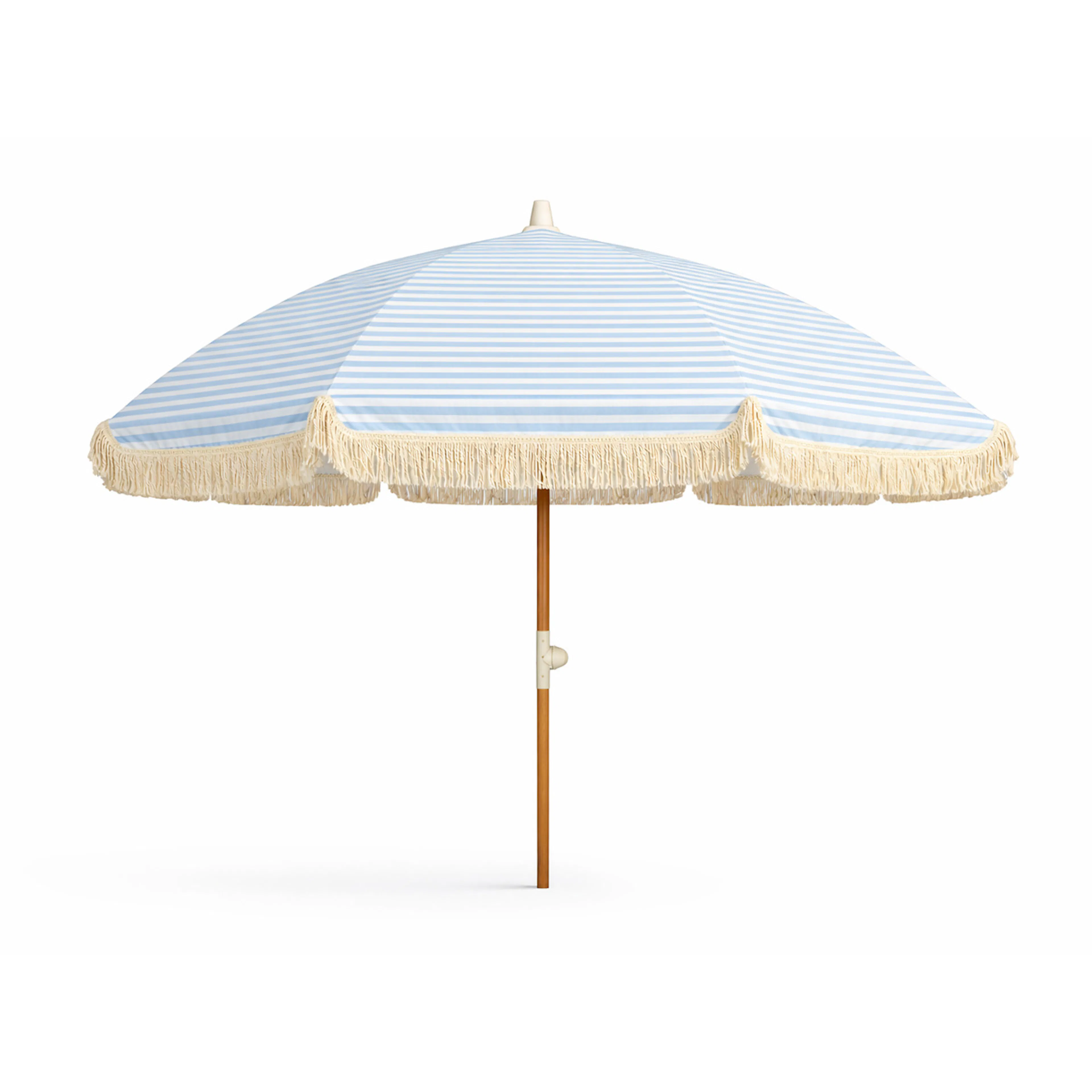PARASOLL 200 CM Blåvit