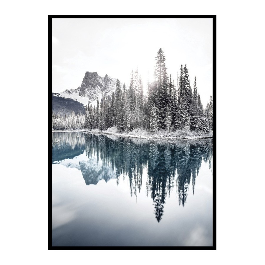 Poster Gallerix Reflections In Emerald Lake