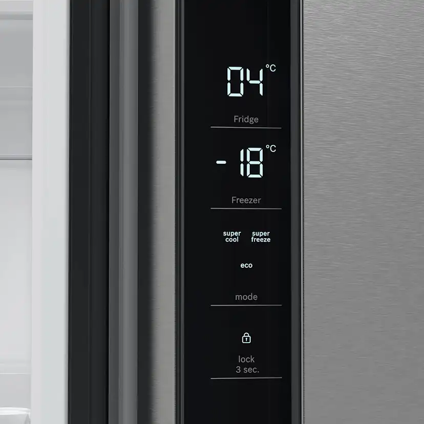 Kyl & Frys Bosch Side by Side Serie 4 KFN96VPEA French Door Silver