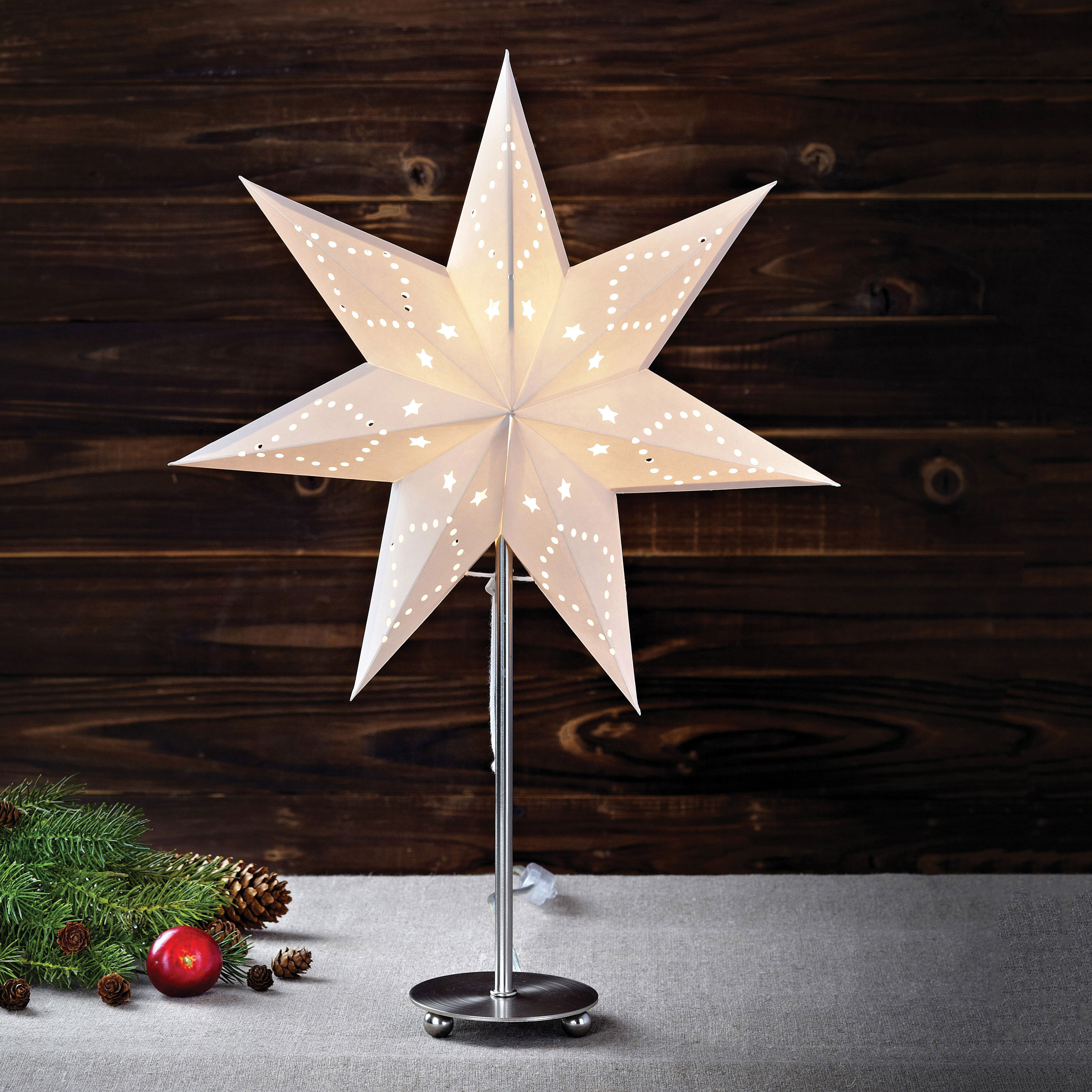Adventsstjärna Markslöjd Saturnus 50 cm
