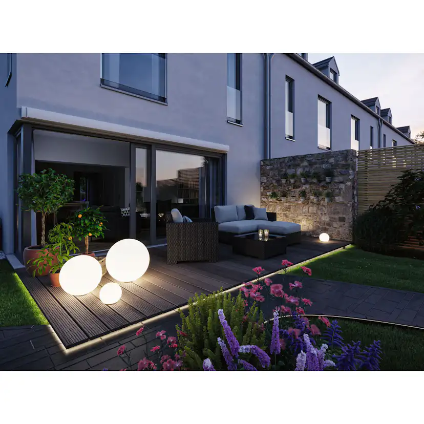 Dekorationsljus LED Paulmann Globe Plug & Shine IP67 24V Diameter: 500 mm