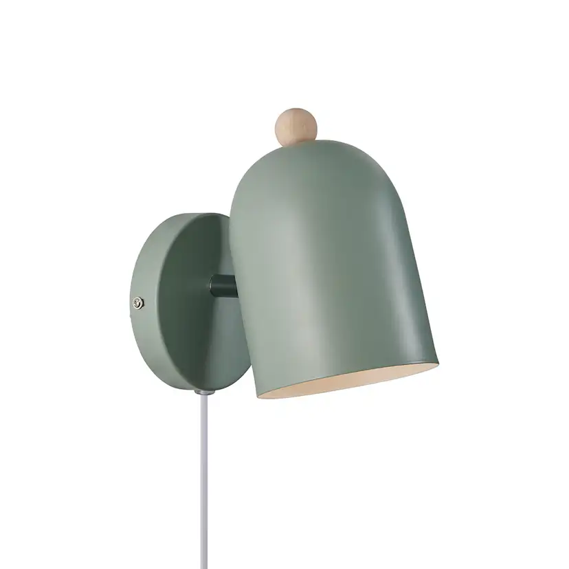 Gaston | Vägglampa | Dovgrön Grön