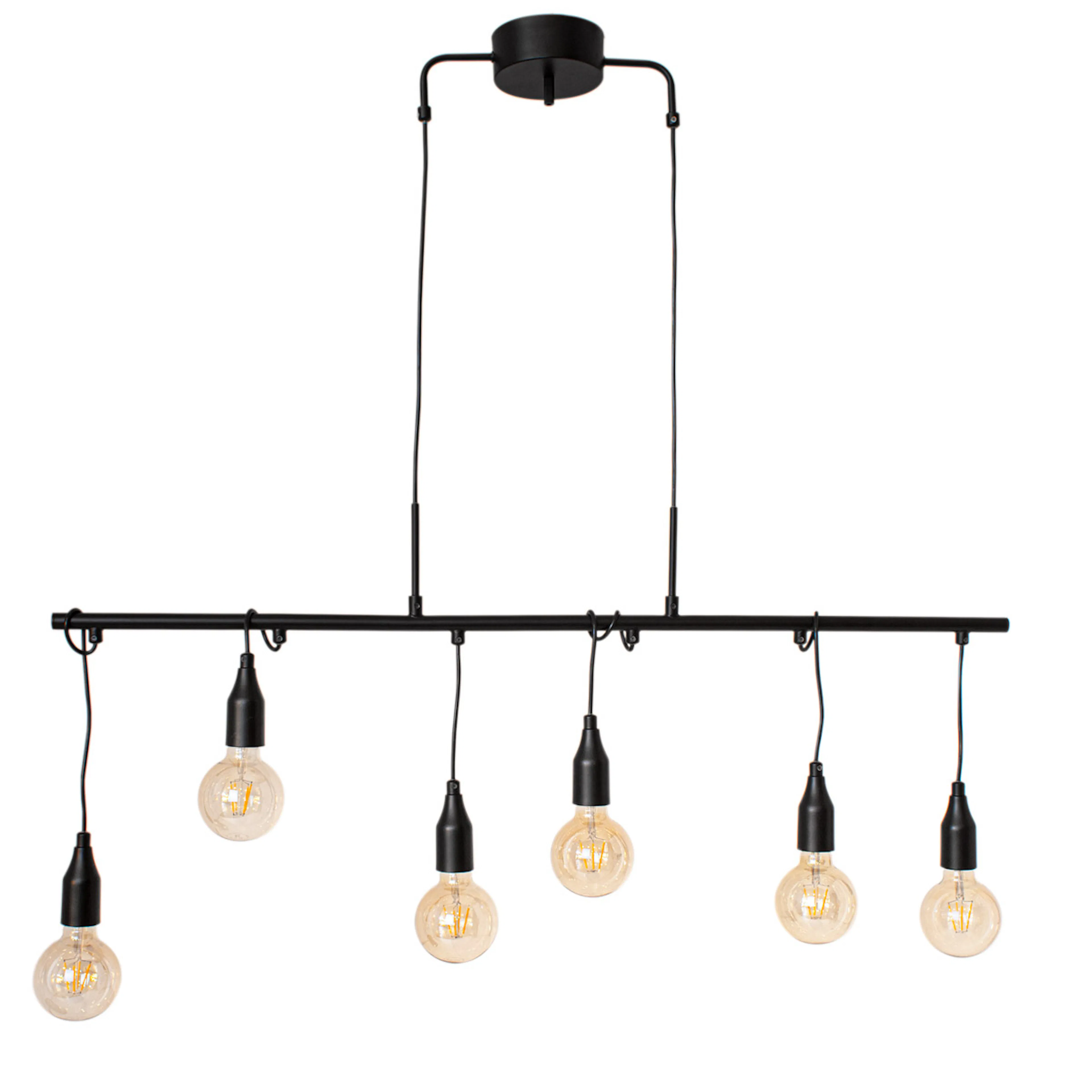 Taklampa By Rydéns Skyline 6L Svart Matt
