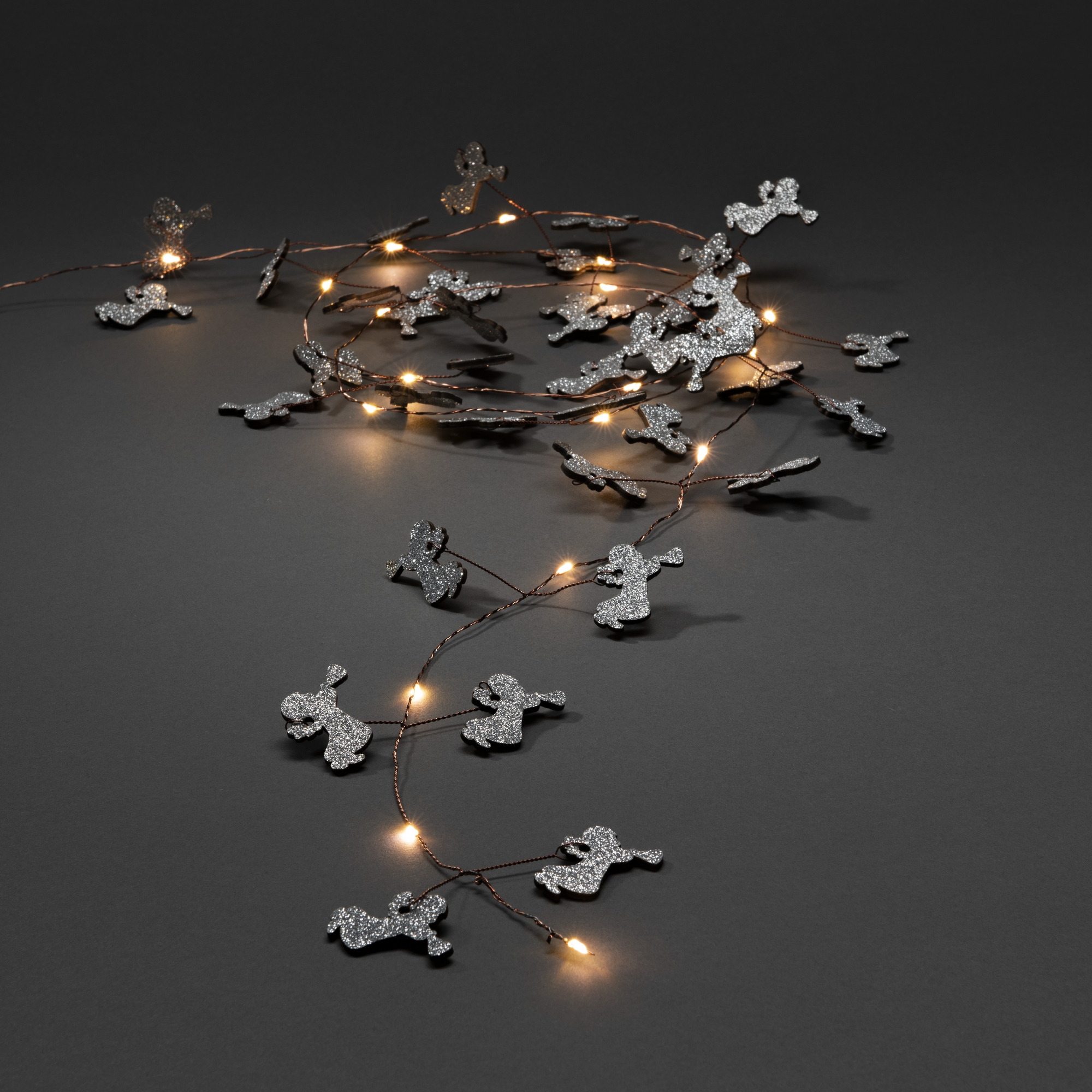 Ljusslinga Gnosjö Konstsmide 19x2 Änglar 20 LED