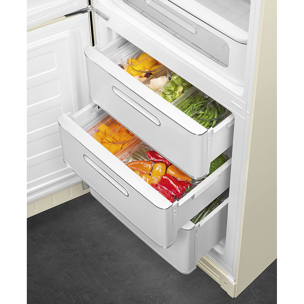 Kombinerad Kyl/Frys Smeg FAB32LCR6 Creme 50's Style