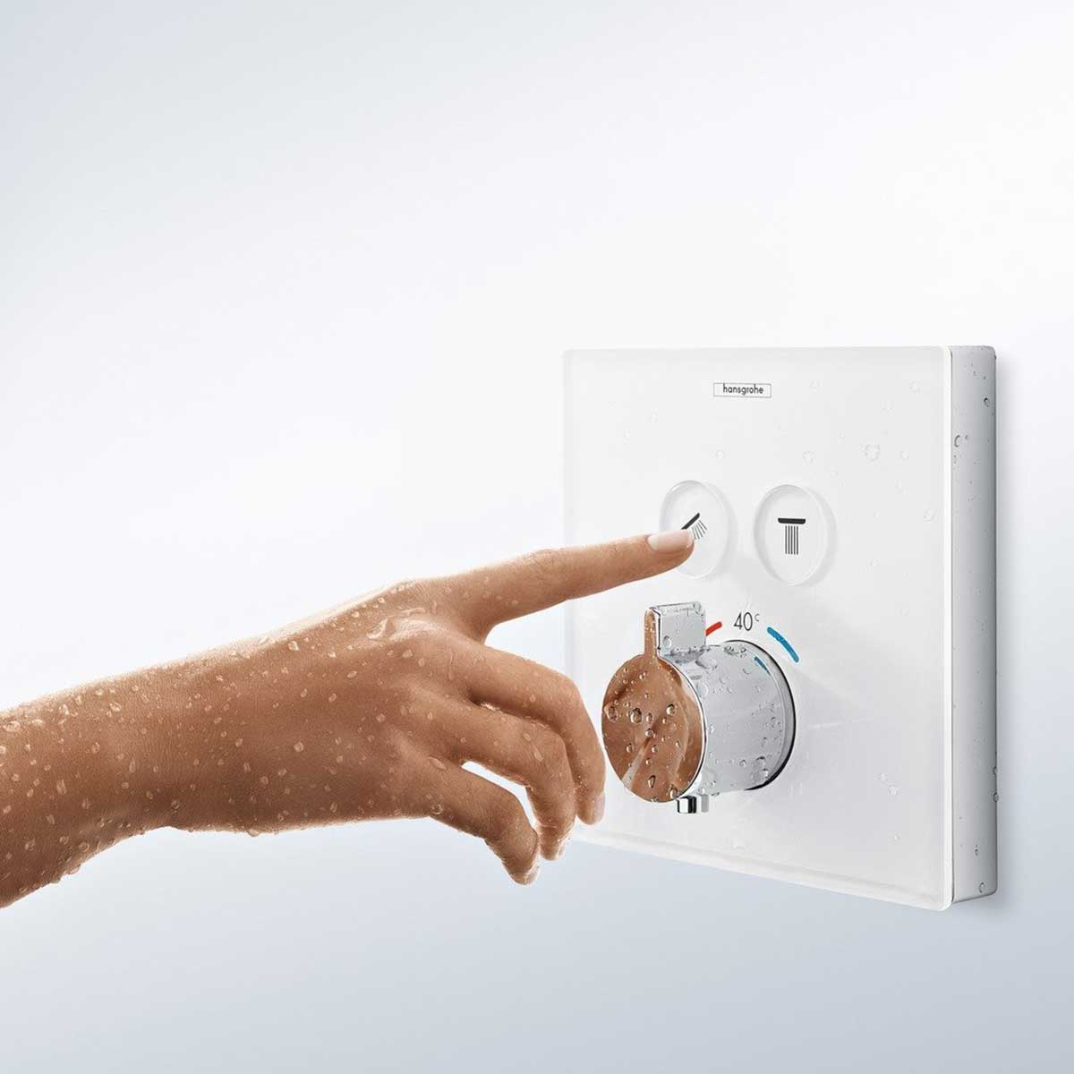 Duschblandare Hansgrohe ShowerSelect Glass Termostat 2 Funktioner
