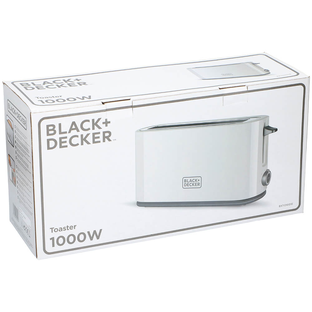Brödrost Black+Decker 1000W Vit