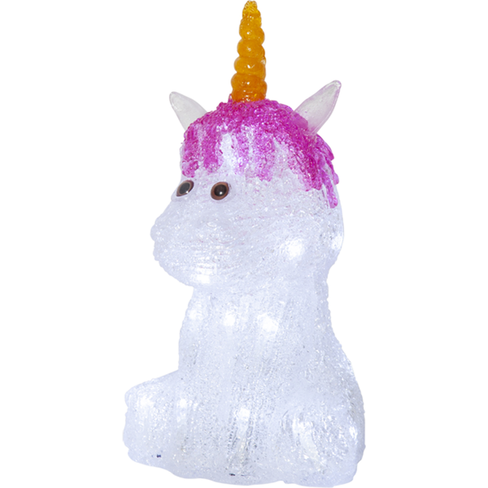 Dekorationsfigur Star Trading Crystaline Enhörning