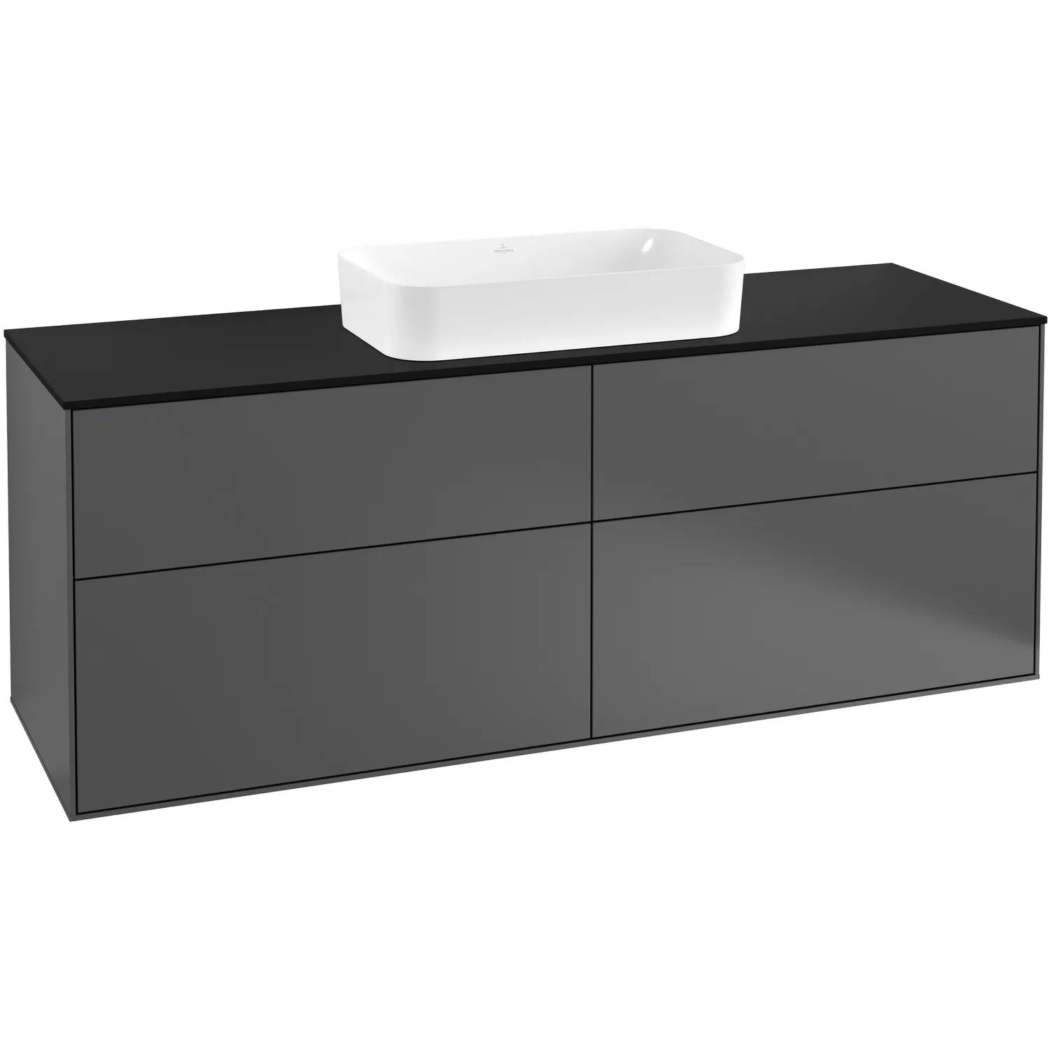 Tvättställsskåp Villeroy & Boch Finion med 4 Lådor och Bänkskiva för Fristående Tvättställ